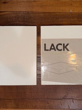 NWT- Set of 2 IKEA LACK White Shelf Top